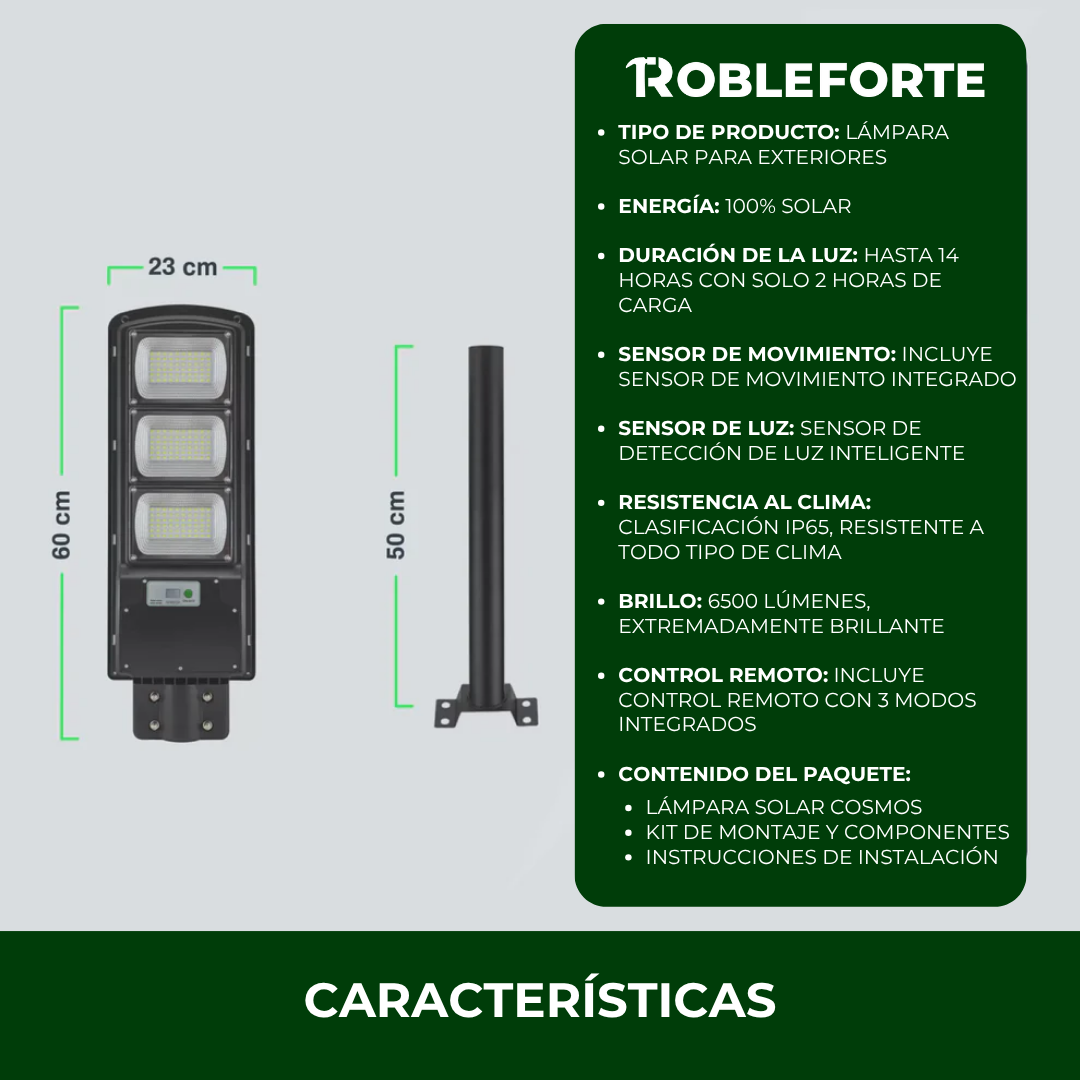 Lámpara Solar Cosmos