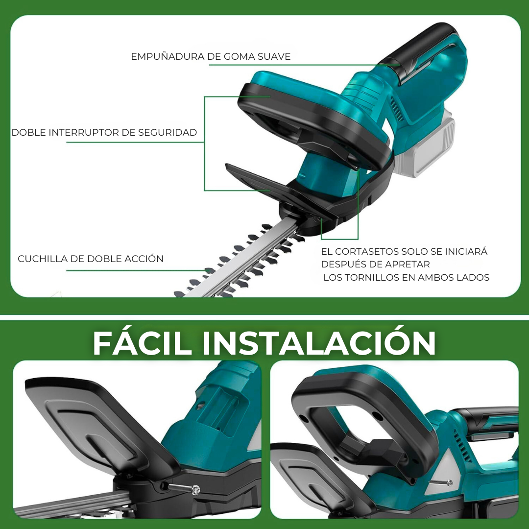 Corta Setos Inalámbrico