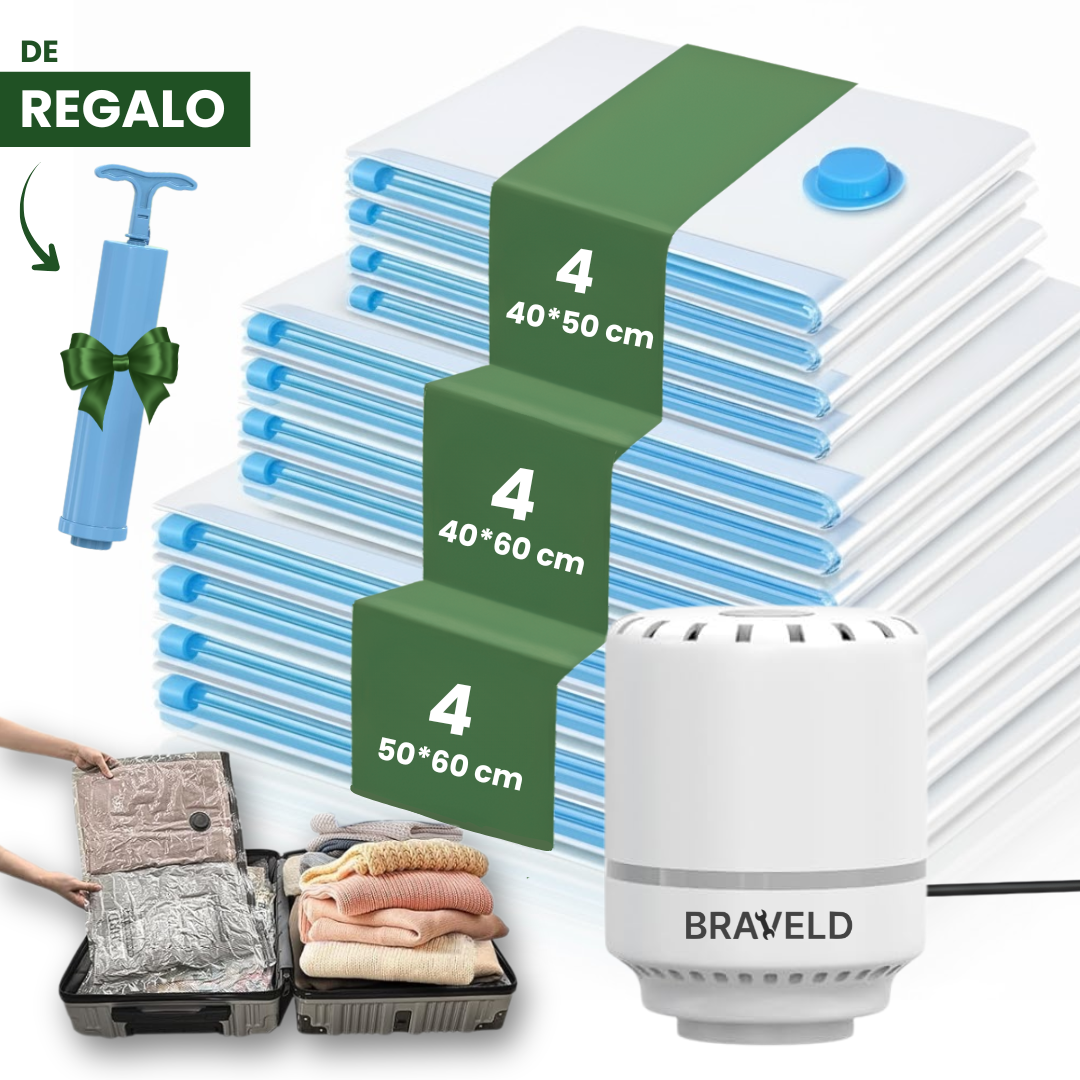 Bolsas al Vacío con Bomba Eléctrica