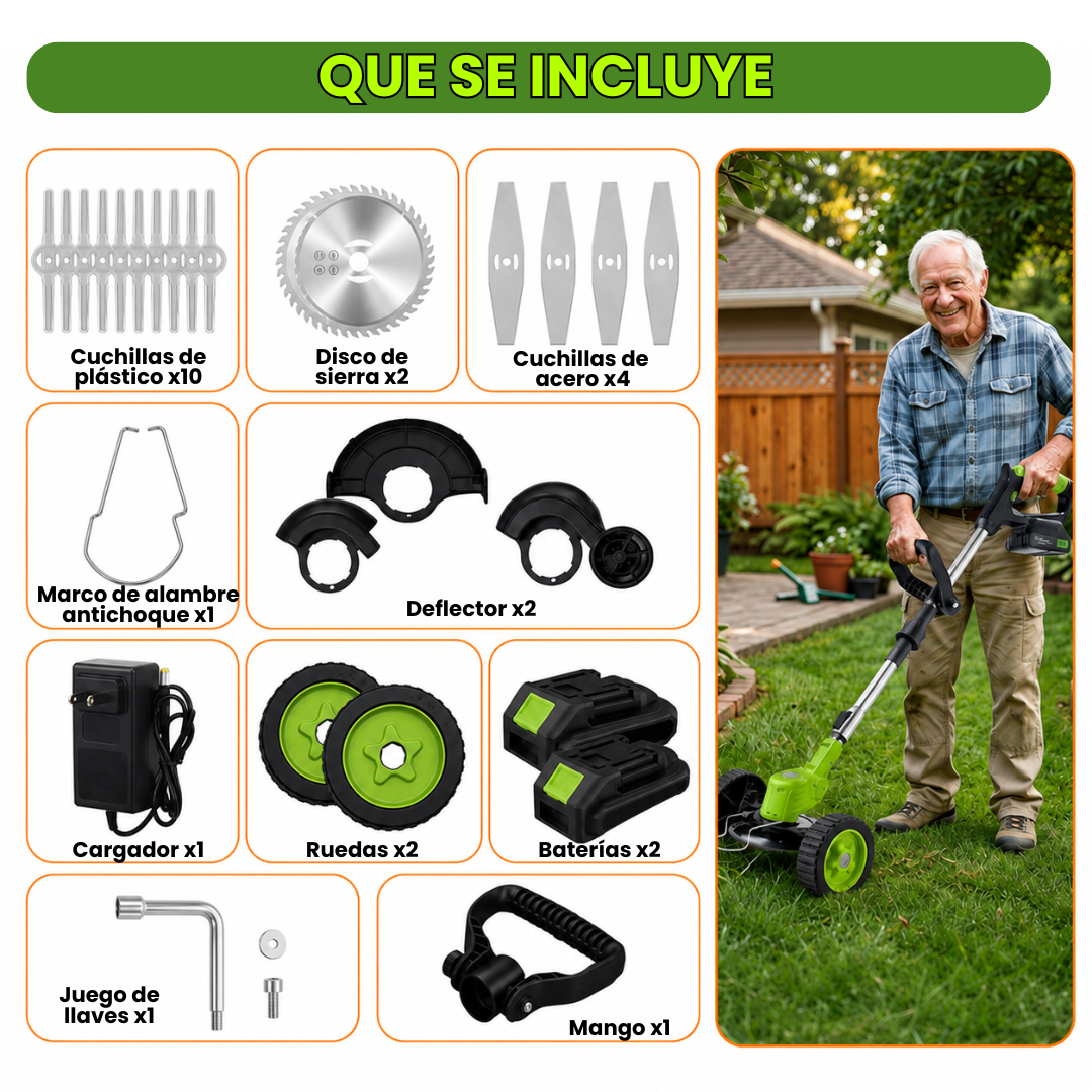 Desbrozadora Inalámbrica 3 en 1