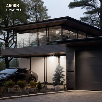 Lámpara Solar de Techo con Batería de Alta Duración