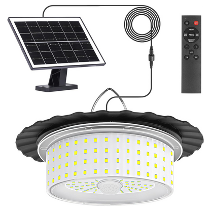Lámpara Solar de Techo con Batería de Alta Duración