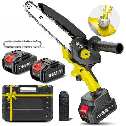 Motosierra a Batería con Depósito de Aceite