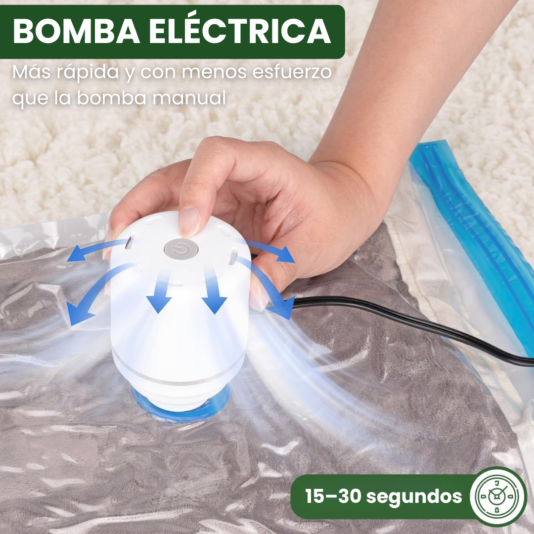 Bolsas al Vacío con Bomba Eléctrica