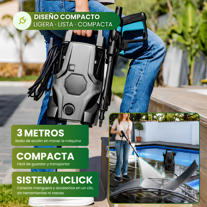 Hidrolimpiadora Alta Presión 1400W