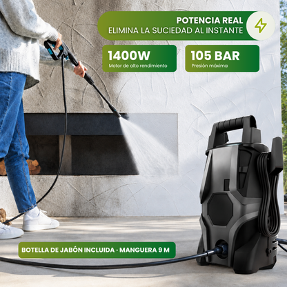 Hidrolimpiadora Alta Presión 1400W