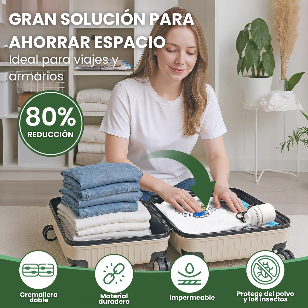 Bolsas al Vacío con Bomba Eléctrica