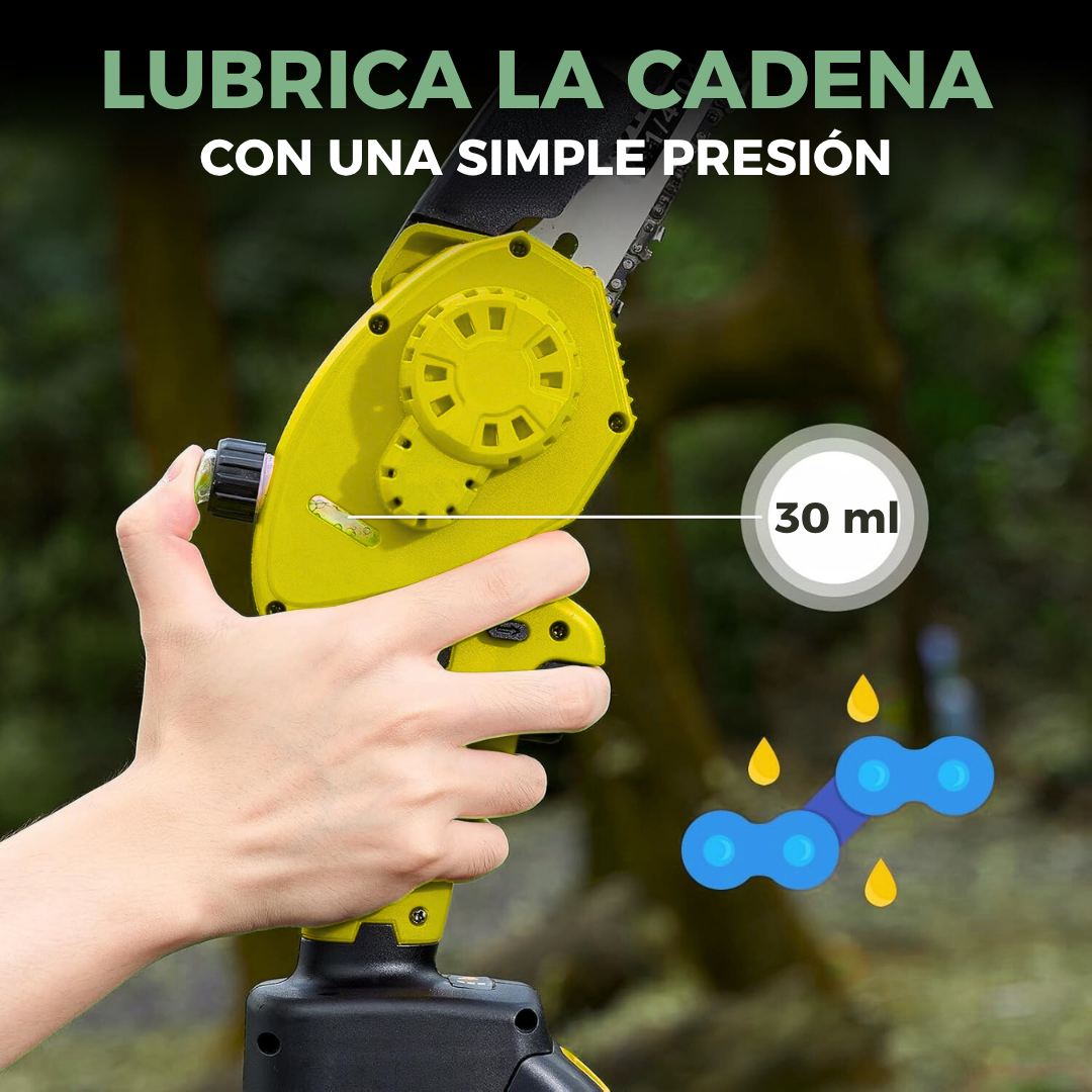 Motosierra a Batería con Depósito de Aceite
