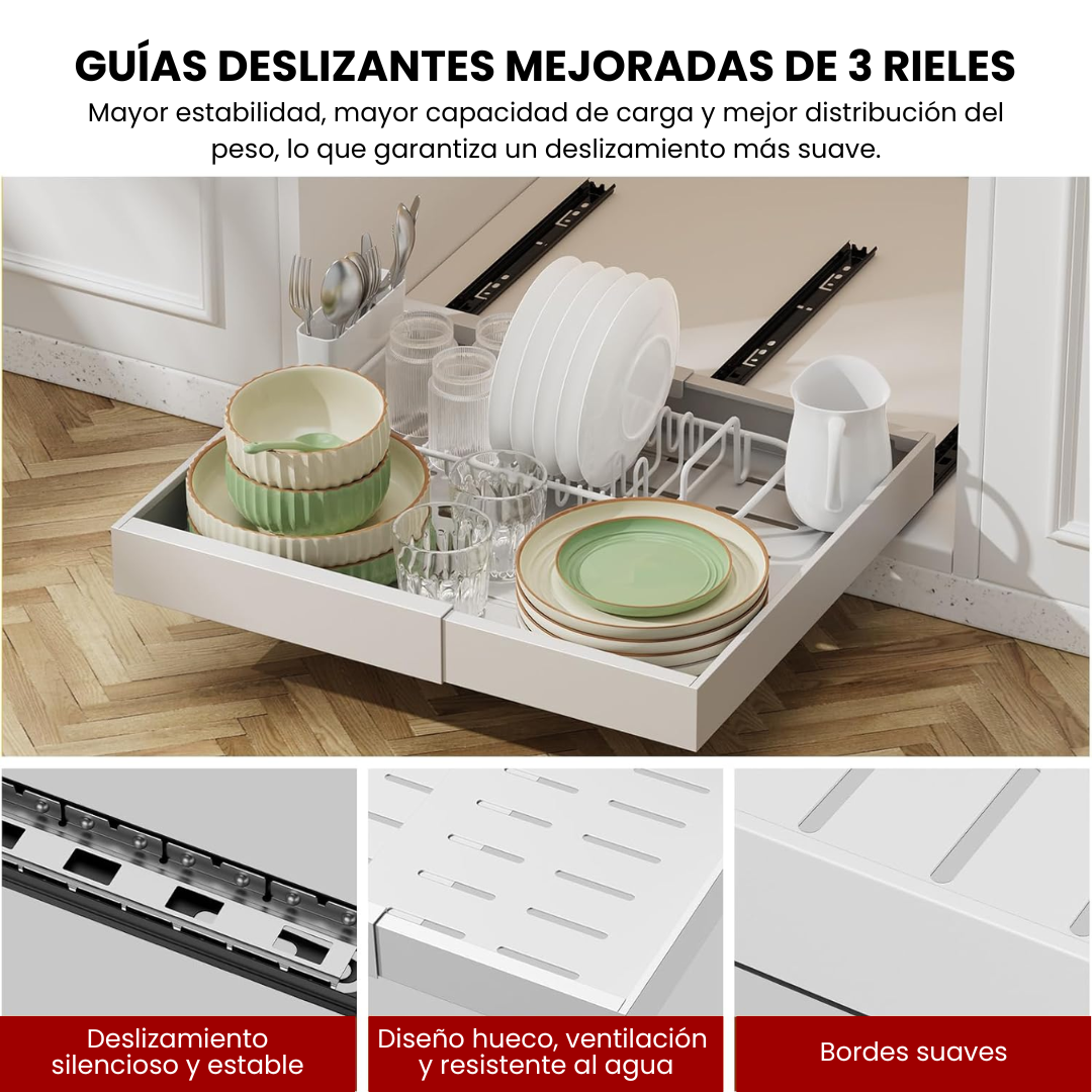 Cajón Organizador Extraíble Ajustable