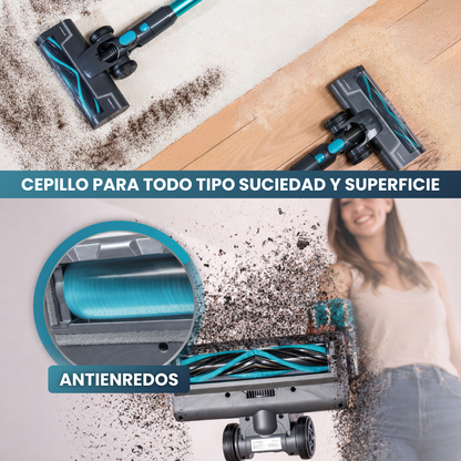 Aspirador Vertical 2 en 1 Sin Cables