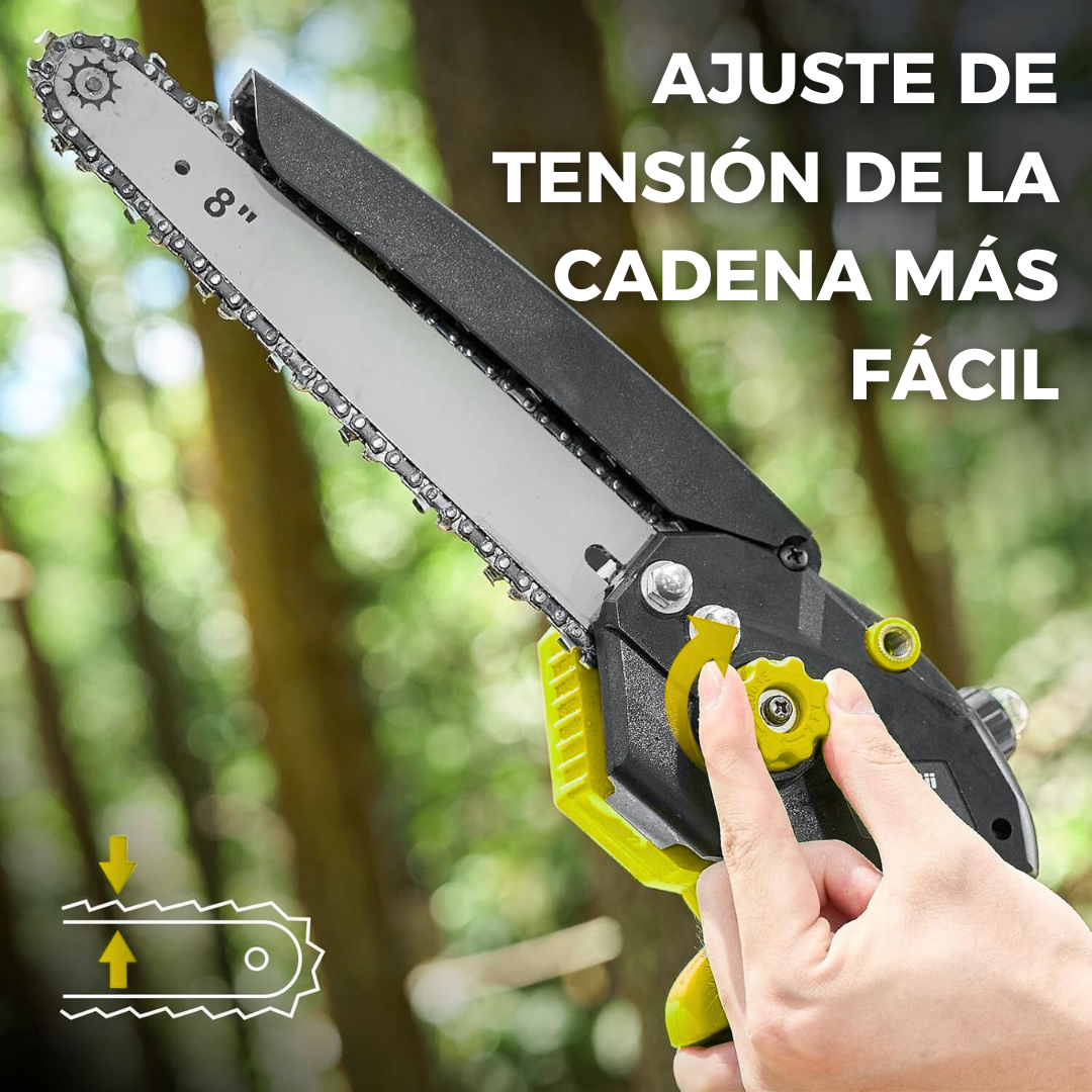 Motosierra a Batería con Depósito de Aceite