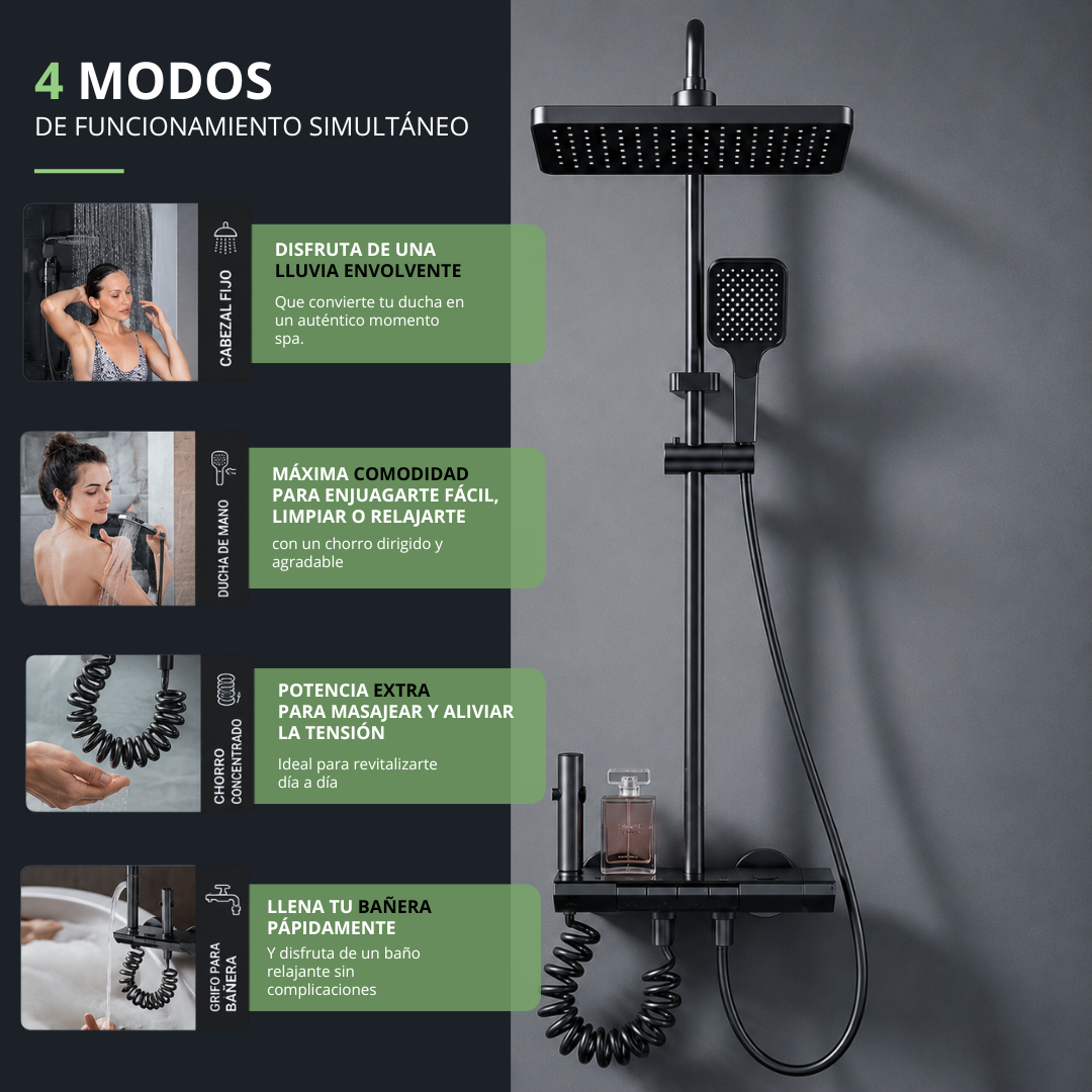 Columna de Ducha Confort 4 Modos