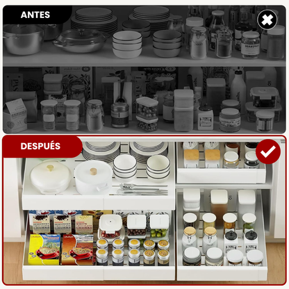 Cajón Organizador Extraíble Ajustable