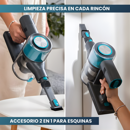 Aspirador Vertical 2 en 1 Sin Cables