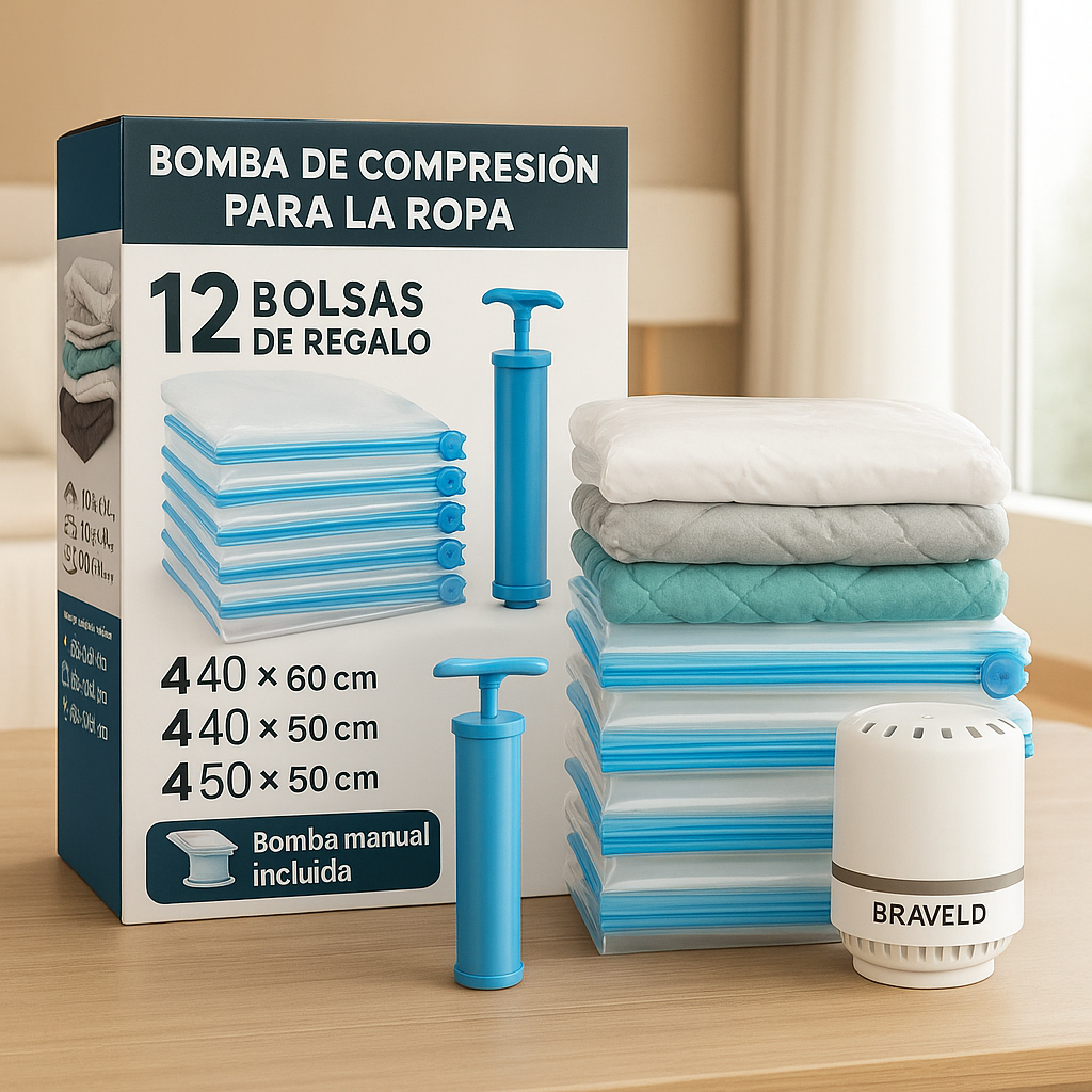 Bolsas al Vacío con Bomba Eléctrica