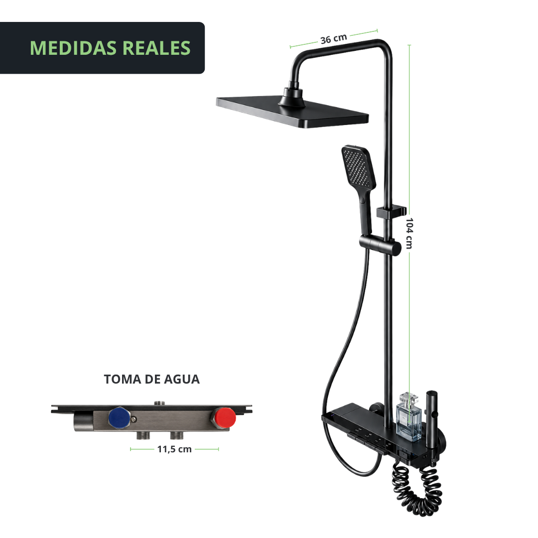 Columna de Ducha Confort 4 Modos